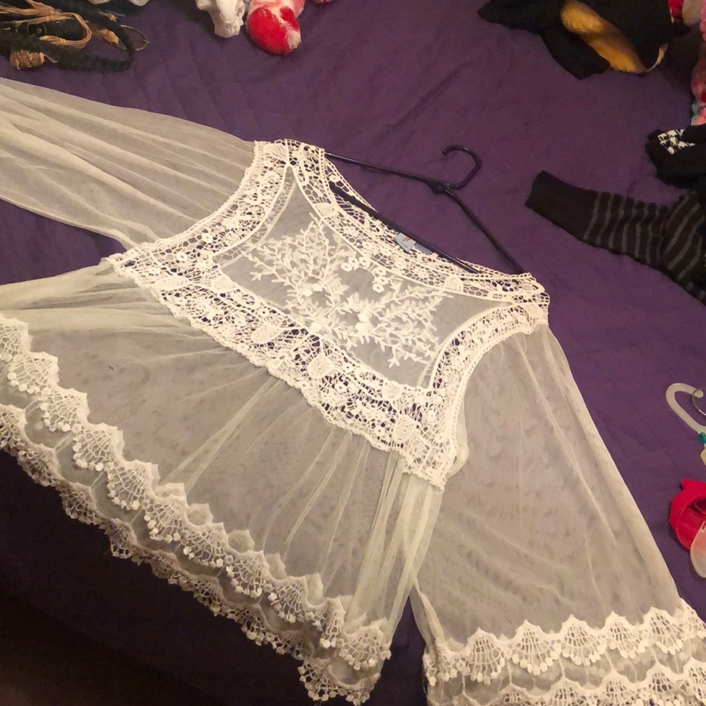 Very sheer beach shirt